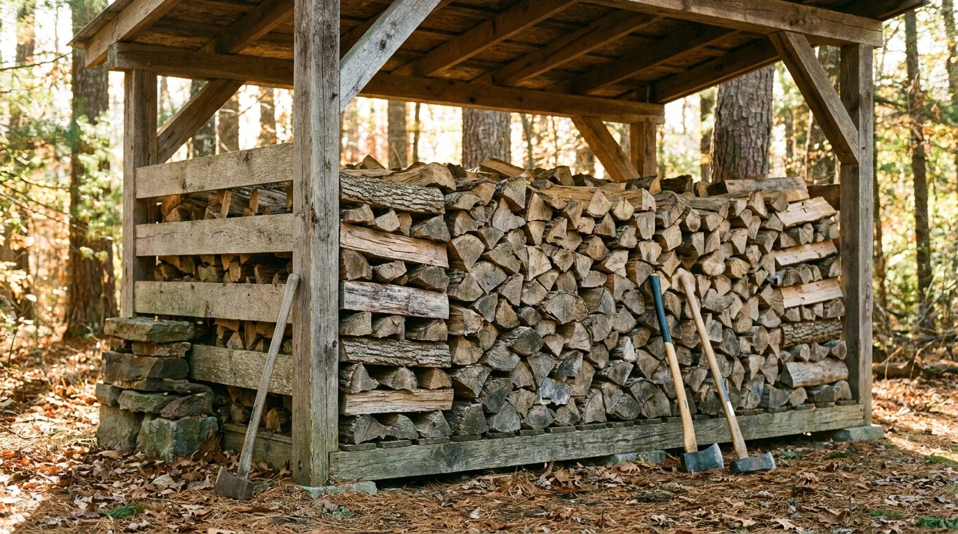 Bois empilé